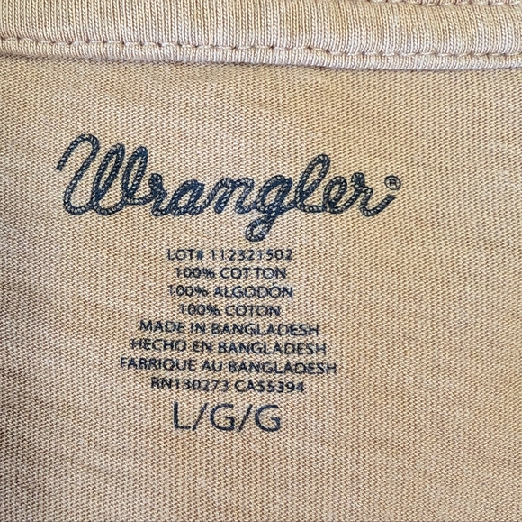 Wrangler Long Sleeve Women's Graphic Tee Size L - Picture 4 of 4